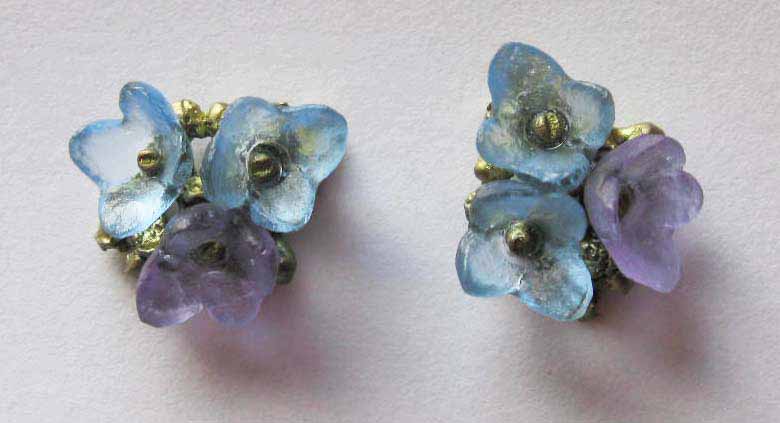 Spring Cape Glass Stud Earring